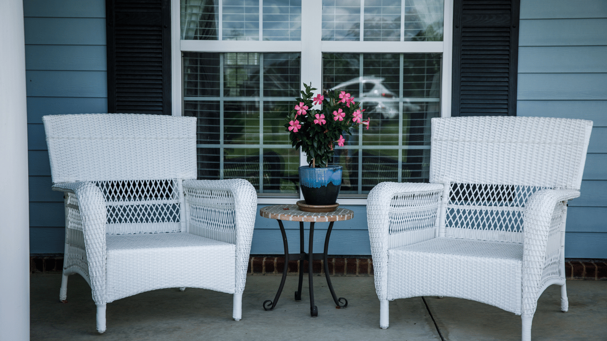 Open Air Outdoor Porch Custom Home Wisconsin