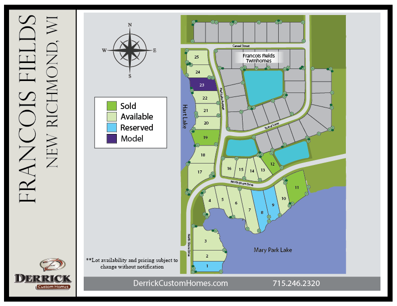 Francois Field Single Family Home Available Lots