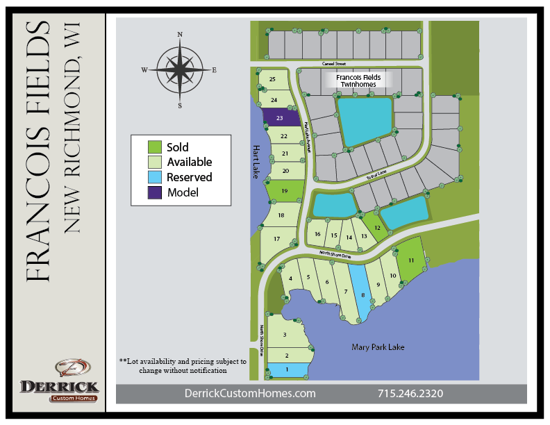 Francois Field Single Family Home Available Lots