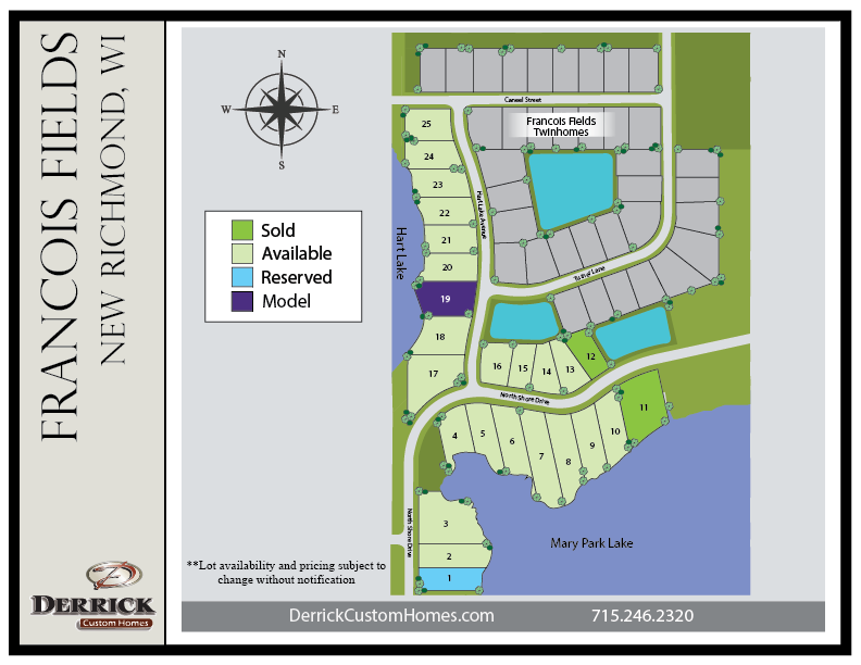 Available Single Family Lots In Francois Fields