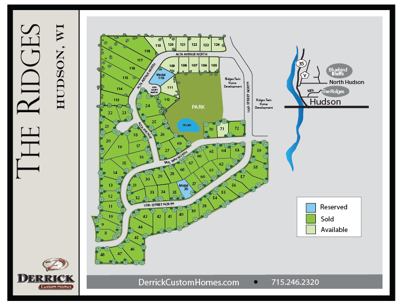 Ridges Map